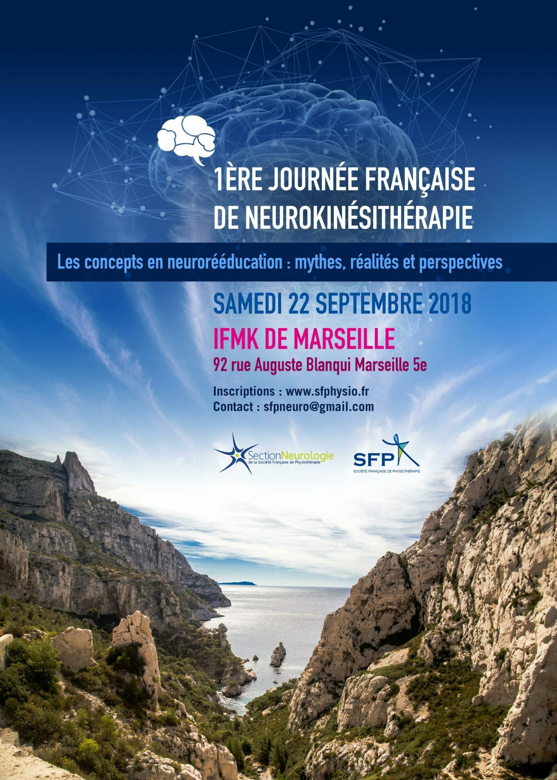 Allyane à la première journée Française de neurokinésithérapie