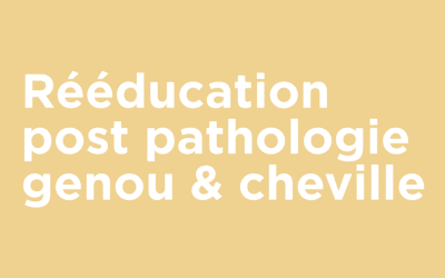Blocage de rééducation suite à une pathologie du genou ou de la cheville : quelle solution ?