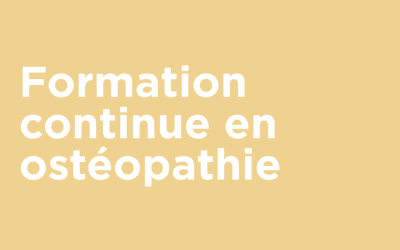 Objectifs, caractère obligatoire… Tout ce qu’il faut savoir sur la formation continue en ostéopathie